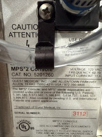 Quest MPS 2 5201260 Console Myocardial Heart Lung Surgical Perfusion Blood Pump
