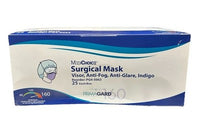 MediChoice PG4-5063 Surgical Masks w/ Visor Anti-Fog Level 3 100/Case