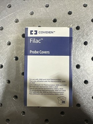 Expired (2021) Filac Thermometer Probe Covers, 9 Boxes 20 Covers Per Box