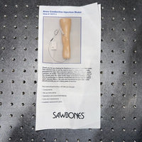 Sawbones Conductive Knee Inj Trainer And 60 Degree Bend And  Emitter 1517-1