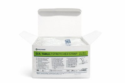 Halyard OR Table Stretcher Strap 3in x 30in REF 54800 Box of 24 New
