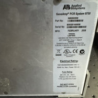 Applied Biosystems ABI GeneAmp PCR System 9700  No Block Tested Working