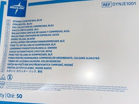 Medline Sponge Counter Bag (Blue), REF DYNJE1001, Qty 250, non-sterile.