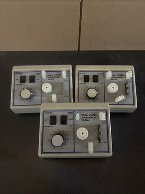 Lot Of 3 Fisher Scientific/ VWR Mini Pump Variable Flow