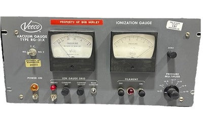Veeco Instruments RG-31X Ionization Vacuum Gauge Controller UHV Pressure Meter