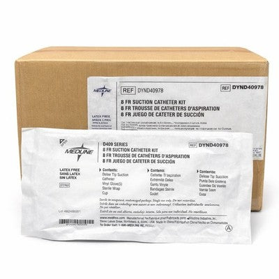 Medline D409 Series DYND40978, 8FR , Delete Tip Suction, Sterile Case Of 50