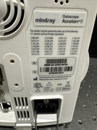 Mindray Datascope Accutorr V, SPO2, BP, Tested, SN A7504619C0