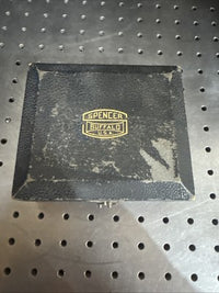ANTIQUE  XY CLIPS STAGE SPENCER AO MICROSCOPE PART AS PICTURED H9-A-37