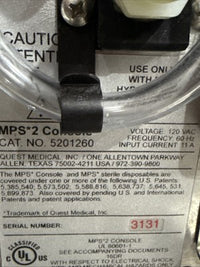 Quest MPS 2 5201260 Console Myocardial Heart Lung Surgical Perfusion Blood Pump