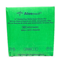 Medline AloeTouch Sterile Nitrile Exam Gloves Small 12” 50ct MDS194085