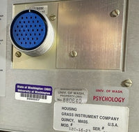 Grass Model 12 Neurodata Acquisition System EEG Amplifier Rack Model 12C-16-23