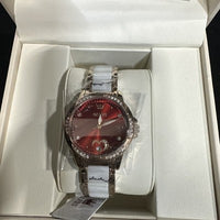 OLEVS Waterproof Luminous Diamonds Dials Automatic Watch Women's Red Heart