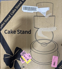 Gold Metal Cake Stand 8in Dessert Pedestal Wedding Party Display Stand