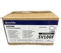Halyard SAFEVIEW Frames And Replacement Lenses SV100F/SV250LAssorted Colors Box