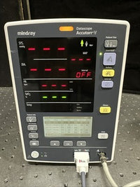 Mindray Datascope Accutorr V, SPO2, BP, Tested, SN A7504619C0