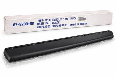 67-72 Chevy GMC Truck Dash Pad Black 3968205 Replacement