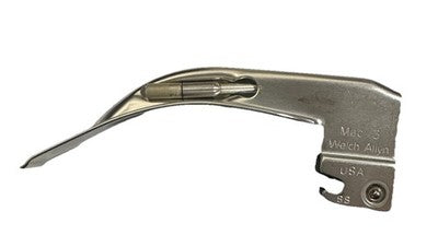 Welch Allyn MAC 3 Fiber Optic Laryngoscope Blade REF 69043 Stainless Steel