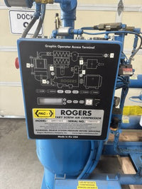 Rogers Quincy Northwest Rotary Screw Air Compressor 100 hp QNW-V-100-E