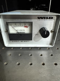 Wild Heerbrugg 001018 A 6V 40W Microscope Lamp Power Supply 120V 50W Input