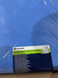 Case of 48 Halyard Health H600 54x 54" Quick Check Sterilization Wraps