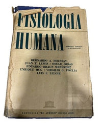 Fisiología Humana Houssay 3rd Ed 1963 El Ateneo Medical Physiology Book