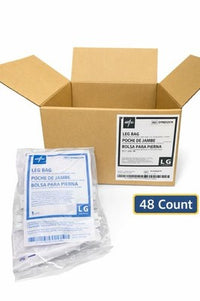 Medline Leg Bag w/ Straps Twist Valve Drainage Large DYND12578 Qty 48