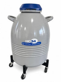 Taylor Wharton HC34 Cryogenic Storage Dewar Tank 34L w/ Insert & Lid Empty