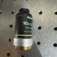 Nikon 10x/0.25 Ph1 ADL ∞/1.2 WD 6.2 Phase Contrast 10x Objective