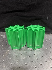x2 Sorvall 00447 Centrifure Rotor Bucket 8 x 15mL Tube Adapters for Bucket 11788