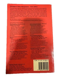 Principles of Gene Manipulation 3rd Ed Old Primrose Genetic Engineering Book