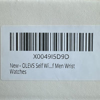 Olevs Men’s Watch Skeleton 5 Hands Gold Band, Gold Dial