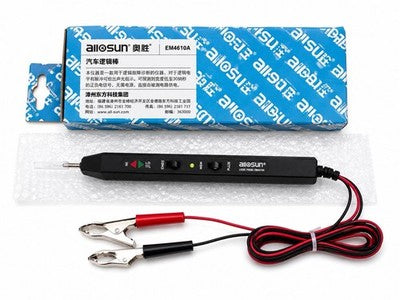 Allsun EM4610A Automotive Logic Probe TTL CMOS Circuit Tester w/ Clips