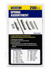 Storehouse 200 Pc Spring Assortment Kit Compression & Extension