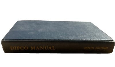 Difco Manual Dehydrated Culture Media 9th Ed 1953 Microbiology Lab Book