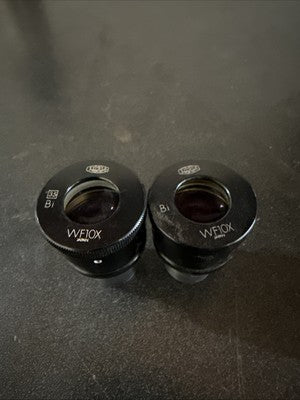 Olympus WF10x BI microscope eyepieces (short-barrel era, BH Vanox AH) One 35 Bi