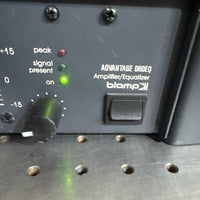 Biamp  D60EQ, Power Amplifier, 9 Band Graphic Equalizer.