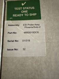 WATERS ESI Probe Assembly Phoenix/Solo-2 M955015DC6