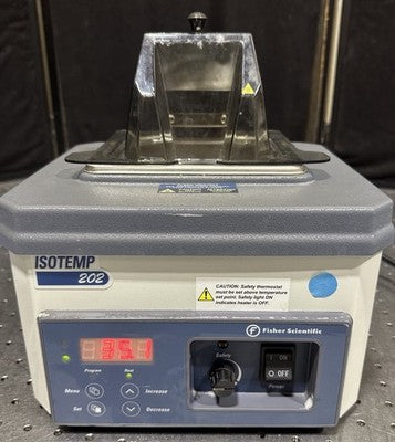 Fisher Isotemp 202 Water Bath Digital Lab Heater 120V Tested Working