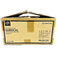 Medline Surgical Face Mask w/ Ties Chamber Style Type II Case Of 300 NON27382