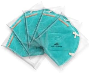BYD CARE N95 Respirator, 20 Pack with Individual Wrap, Breathable &amp; Comfortable Foldable Safety Mask with Head Strap for Tight Fit