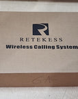 Retekess TD105 Restaurant Pager Calling System Host Receiver & 6x Call Buttons 