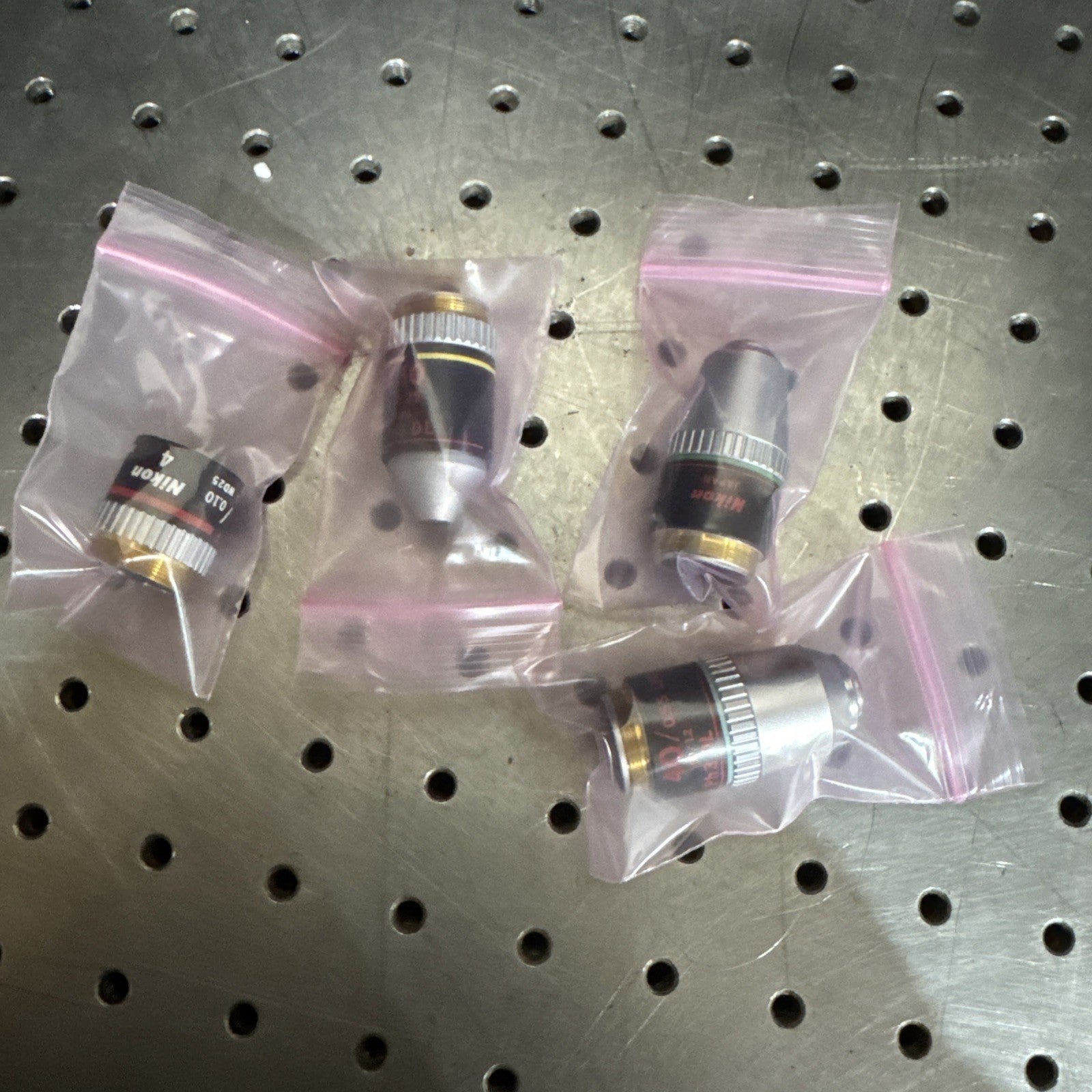 Nikon 10x/0.25, 20x/0.40, 40x/0.55, 4/.10 For Phase Dl Contrast Objective lenses