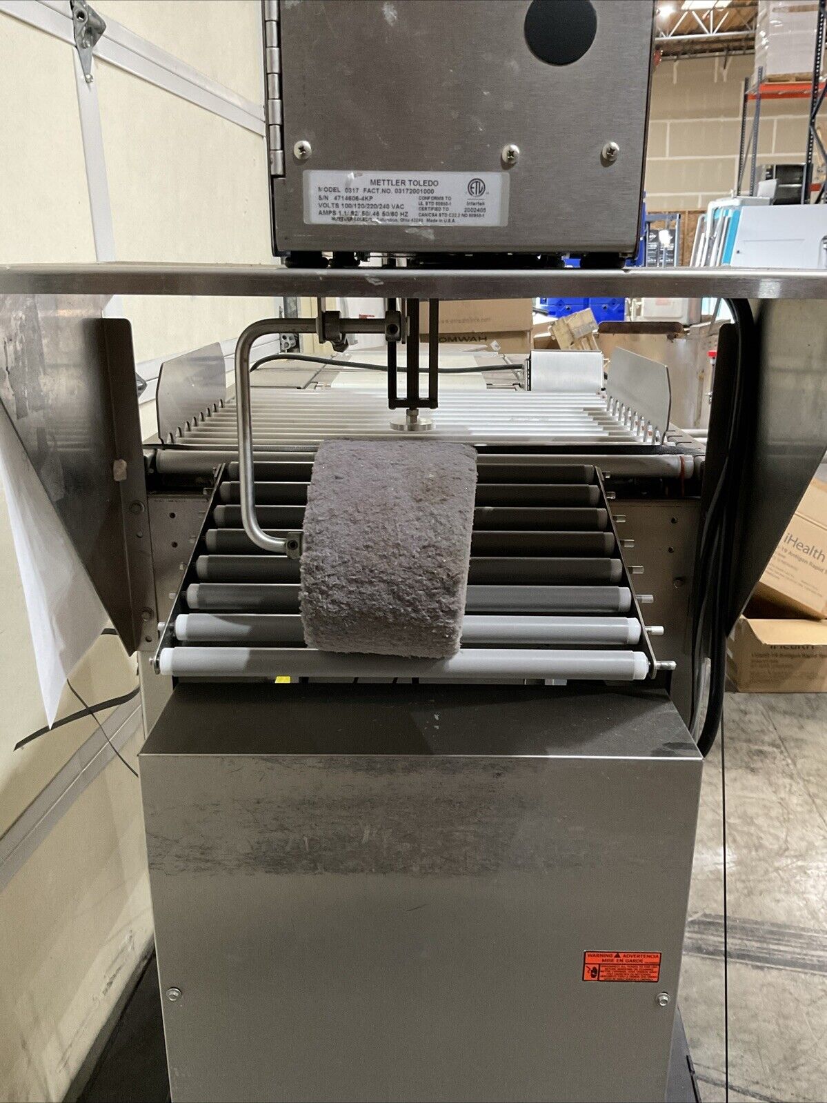 Mettler Toledo 706 Inline Auto Labeler Scale Food Packing Conveyor Equipment