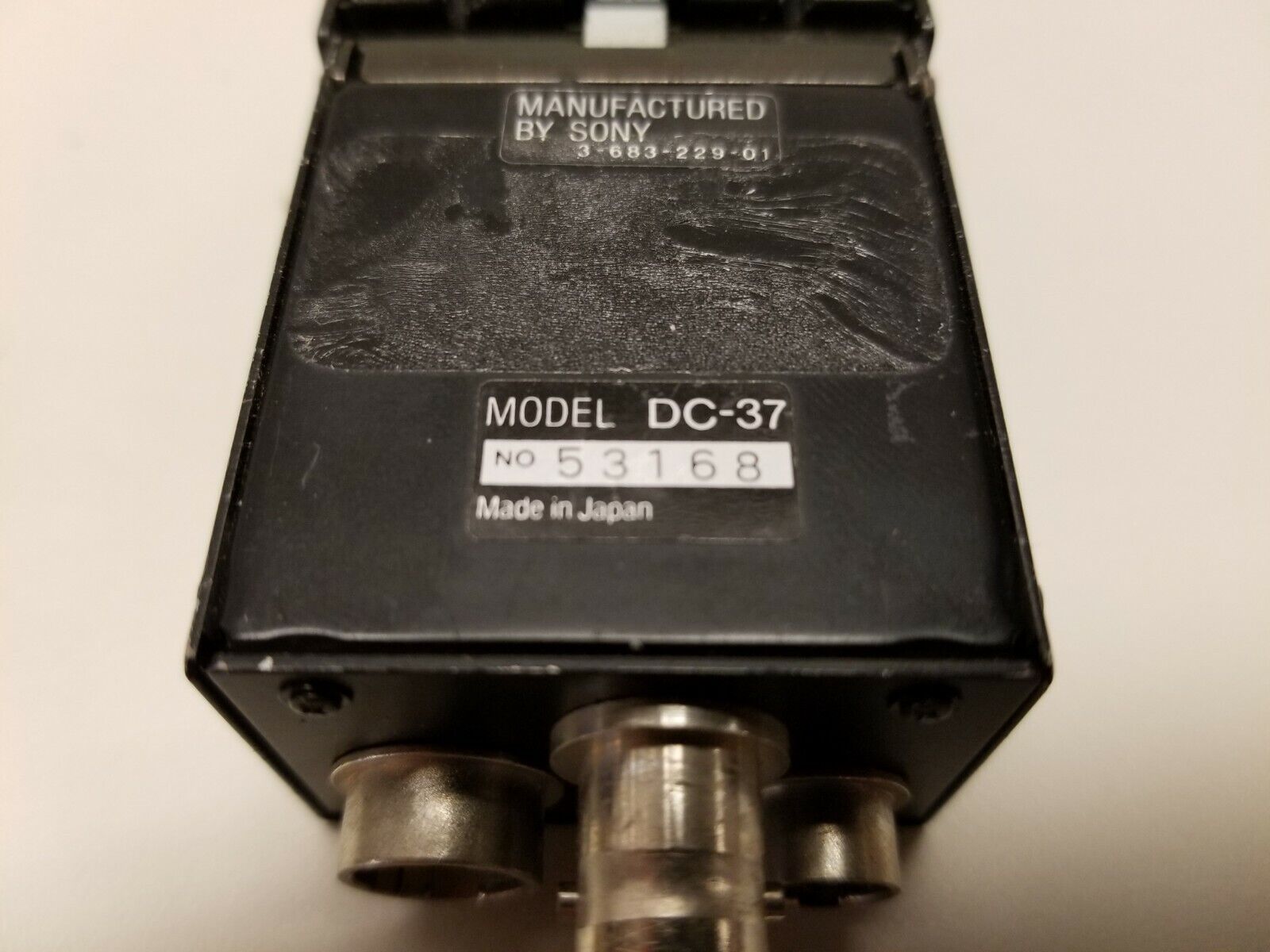 Sony CCD Video Camera Module, Sony Power Unit, Phase 1 Tech Power Supply 