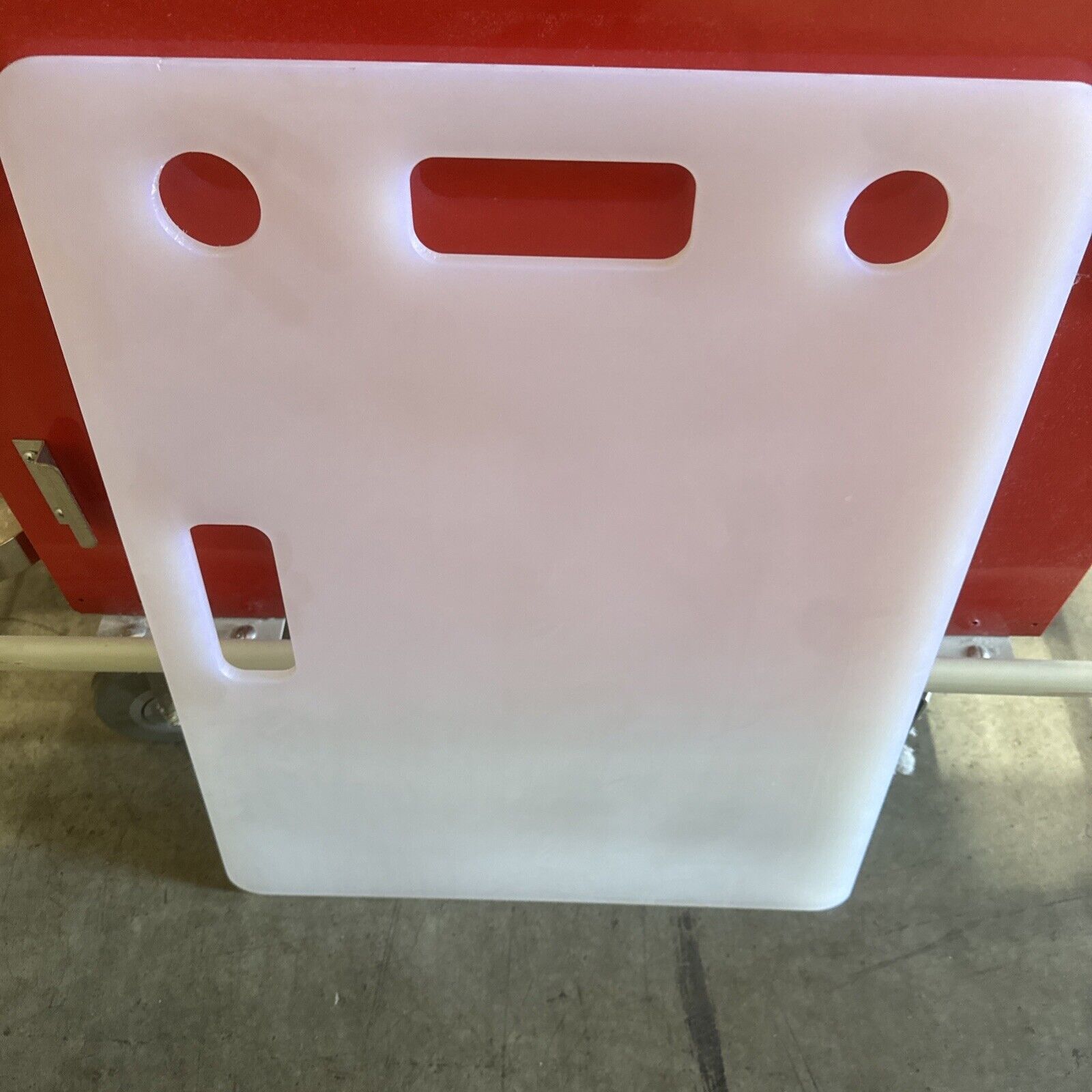Harloff M-Series Tall Crash Cart Flip-Up Door, Standard Width, Five Drawers