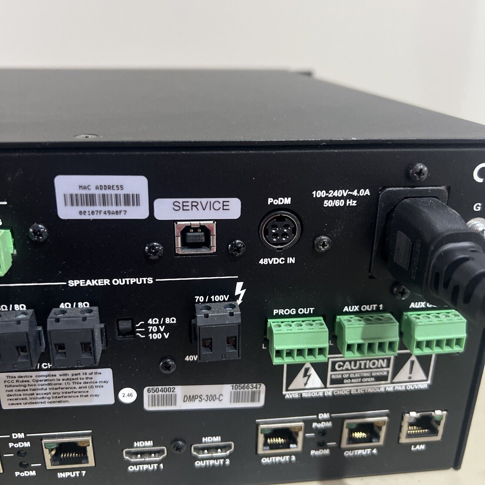 Crestron DMPS-300-C DigitalMedia™ Presentation System 300