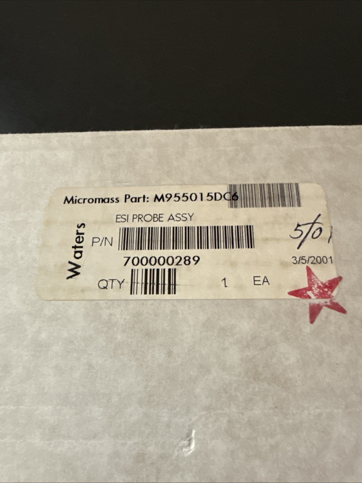 WATERS ESI Probe Assembly Phoenix/Solo-2 M955015DC6