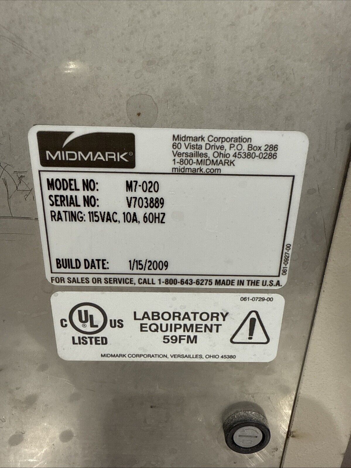 MINT RITTER BY MIDMARK M7 AUTOCLAVE SPEEDCLAVE