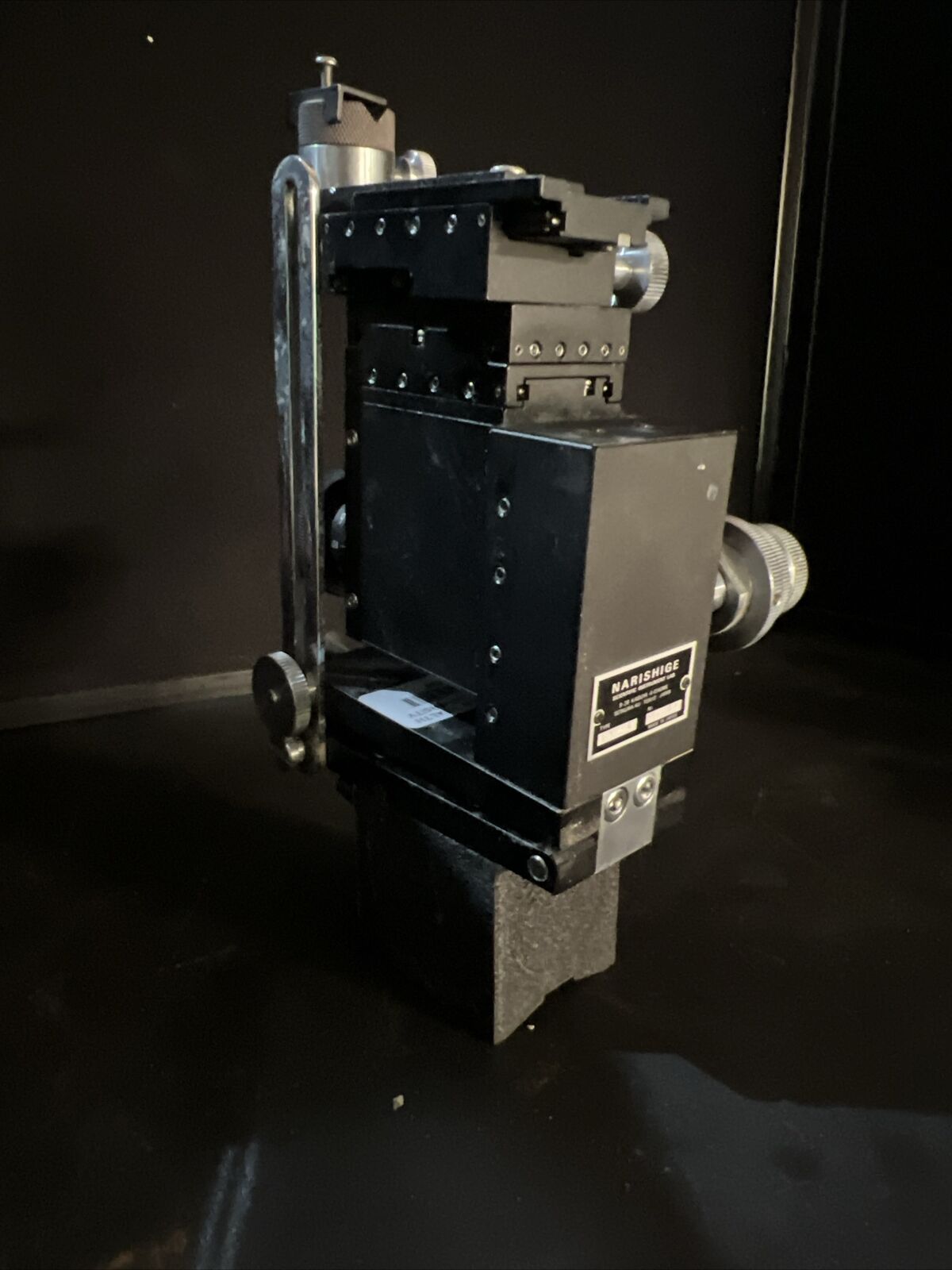 Narishige MX-4 Micromanipulator w/ Magnetic Base Tilting Stand