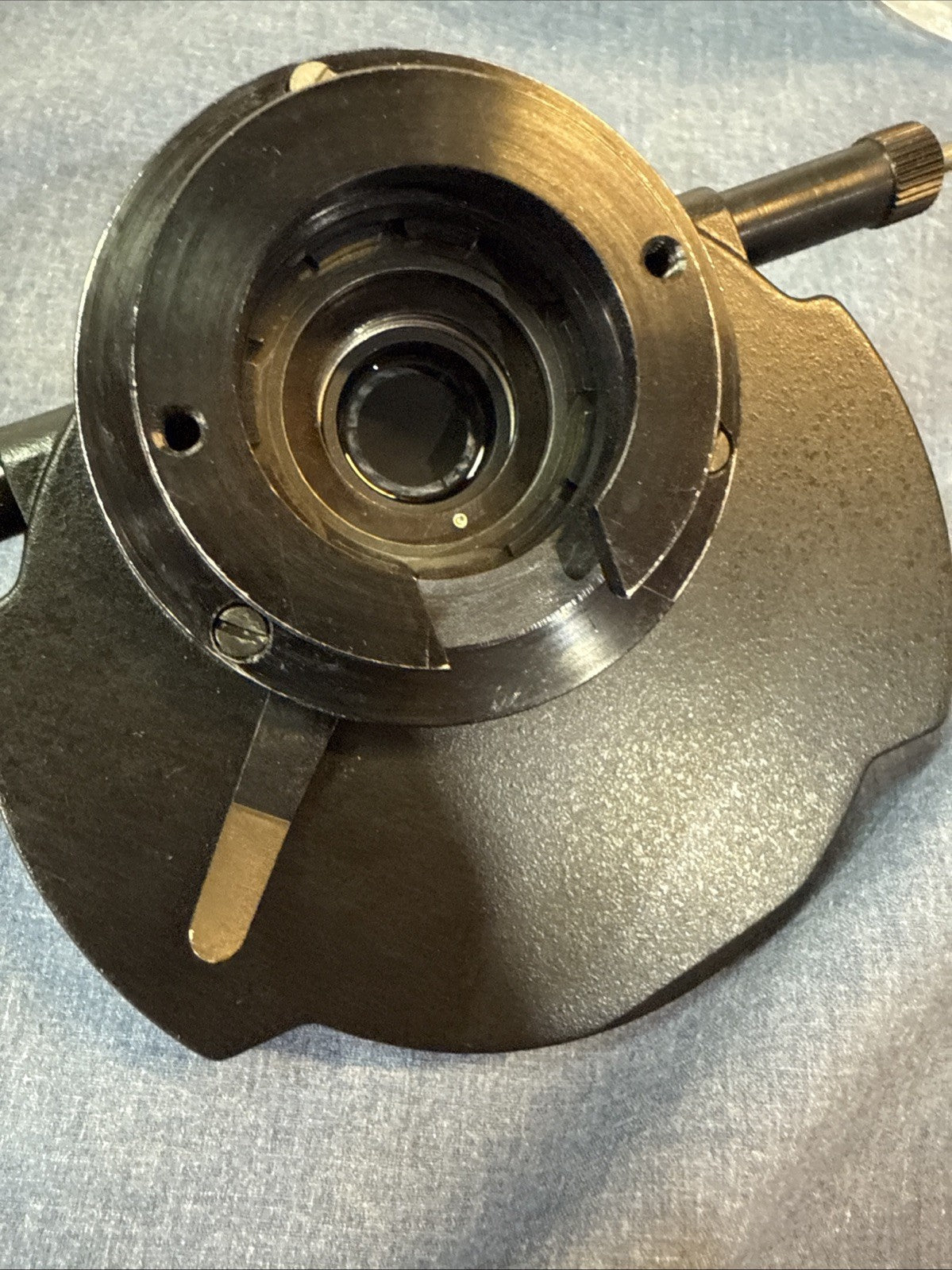 AO American Optical Spencer Microscope 1205 1201 Phase Turret &amp; Condenser